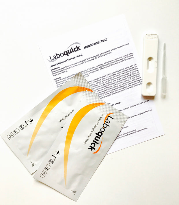 Laboquick® Menopause Home Test (2 Tests) Twin Pack - Menopause Test For Home Test Female Fertility Test