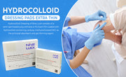 Hydrocolloid Wound Dressings - Thin 5 pieces Pack - The Ultimate Solution for Wounds, Bed Sore and Pressure Ulcer Care