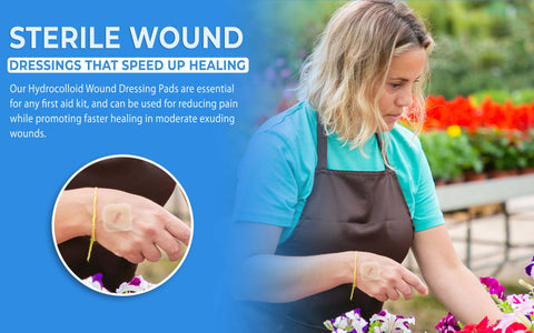 Waterproof wound dressing for wound healing, wound care, pressure sores treatment