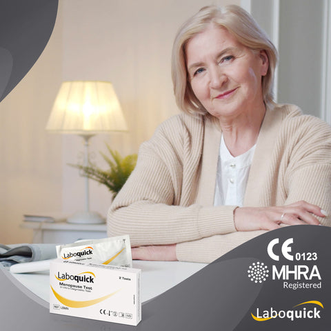 Laboquick Menopause Home Test (2 Tests) Twin Pack - Menopause Test For Home Test Female Fertility Test