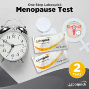 Laboquick Menopause Home Test (2 Tests) Twin Pack - Menopause Test For Home Test Female Fertility Test