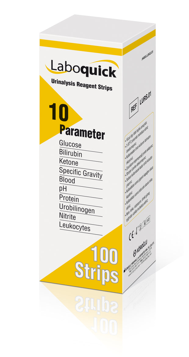 10 Parameter Urinalysis Strip Test 100pcs Box