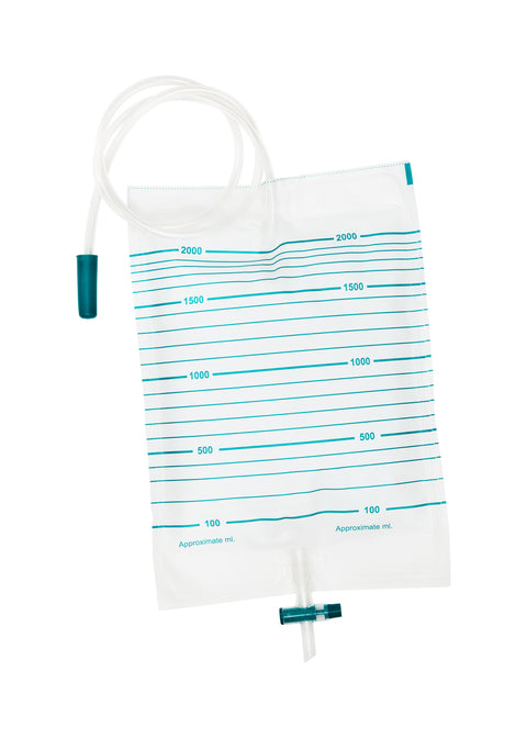 Economic 2L Urine Drainage Bag, Catheter Bag, Non-Sterile Night Bag With T Tap