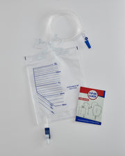 NINE LUCK 2000ml Urinary Drainage Bag with Hanger / Catheter Bag / Night Bag