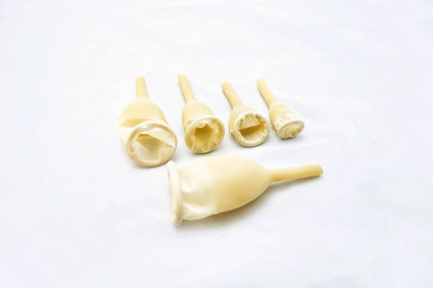 Latex Male External Catheters - URINARY SHEATHS - CONDOM CATHETERS - Various sizes