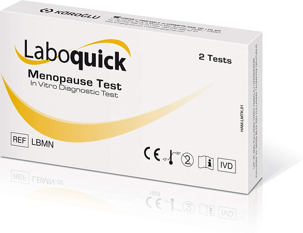Laboquick® Menopause Home Test (2 Tests) Twin Pack - Menopause Test For Home Test Female Fertility Test