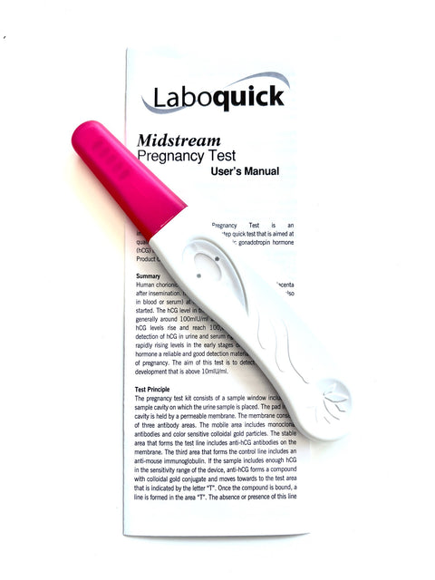 LABOQUICK - Ultra Early Midstream Pregnancy Tests- HOME USE