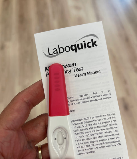 LABOQUICK- Ultra Early 10mIU Pregnancy Midstream Tests kit pack - USE AT HOME