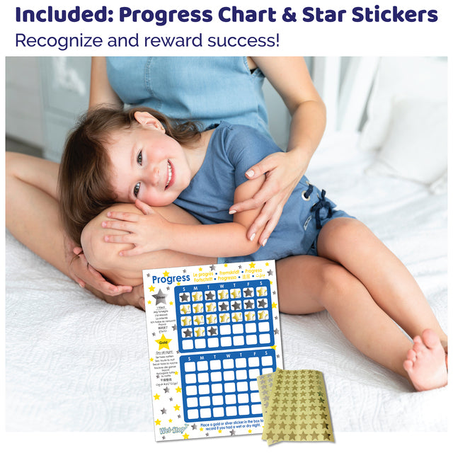 Wet Stop 3+ Bedwetting Alarm GREEN-6 Alarms & Vibration, Enuresis Alar