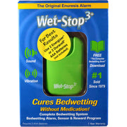 Wet Stop 3+ Bedwetting Alarm GREEN-6 Alarms & Vibration, Enuresis Alarm, PottyMD